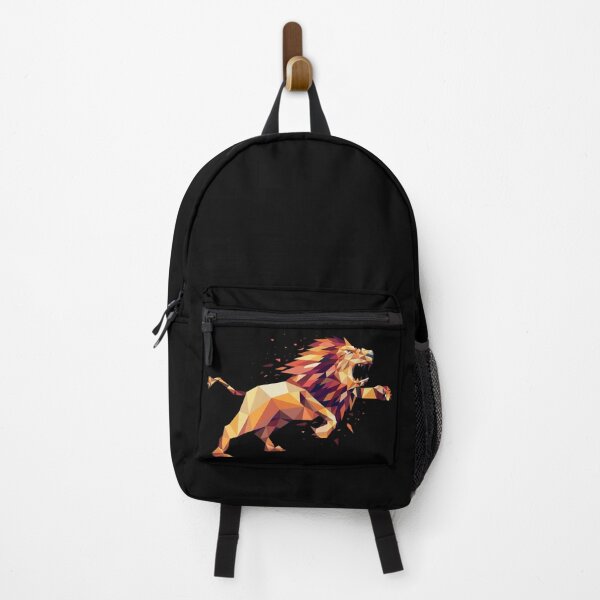 Item preview, Lion roaring geometric, polygon lion king. designed and sold by lifestyletimes.