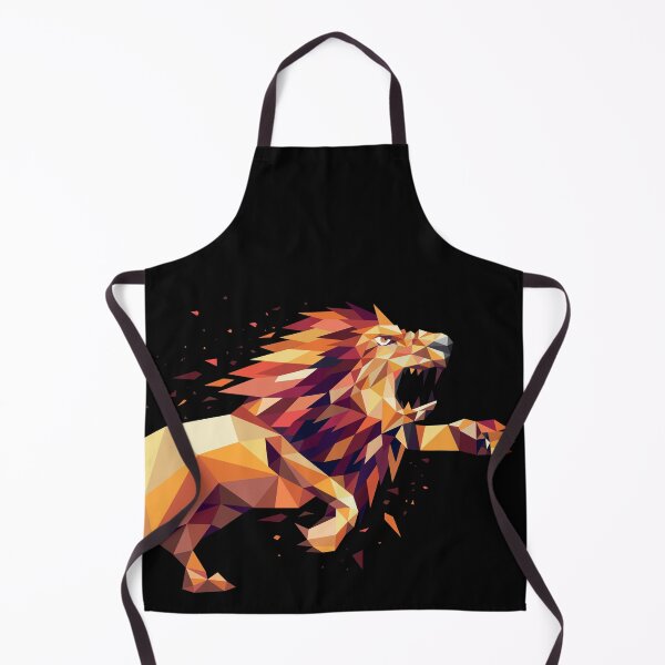 Item preview, Lion roaring geometric, polygon lion king. designed and sold by lifestyletimes.