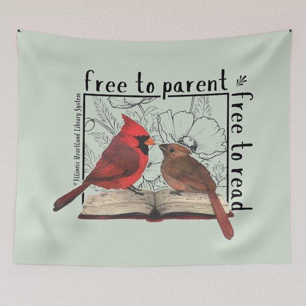 Item preview, Free to Parent, Free to Read designed and sold by Illinois Heartland Library System.
