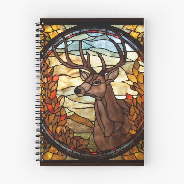 Item preview, Deer in Stained Glass designed and sold by RedHandedOD.