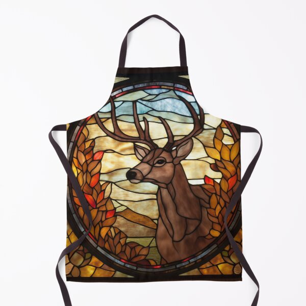 Item preview, Deer in Stained Glass designed and sold by RedHandedOD.