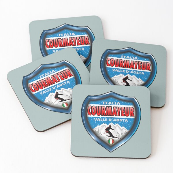 Item preview, Courmayeur Valle D'Aosta ski emblem designed and sold by studioss76.