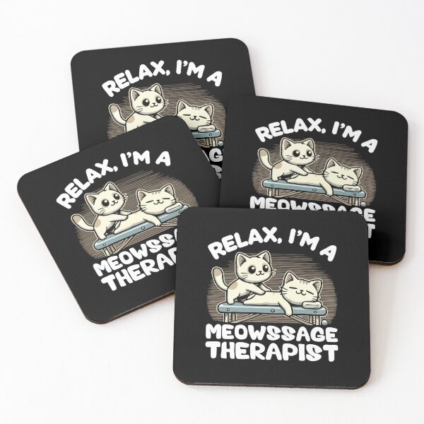 Item preview, Relax, I'm a Meowssage Therapist – Funny Cat Massage designed and sold by chantastical.