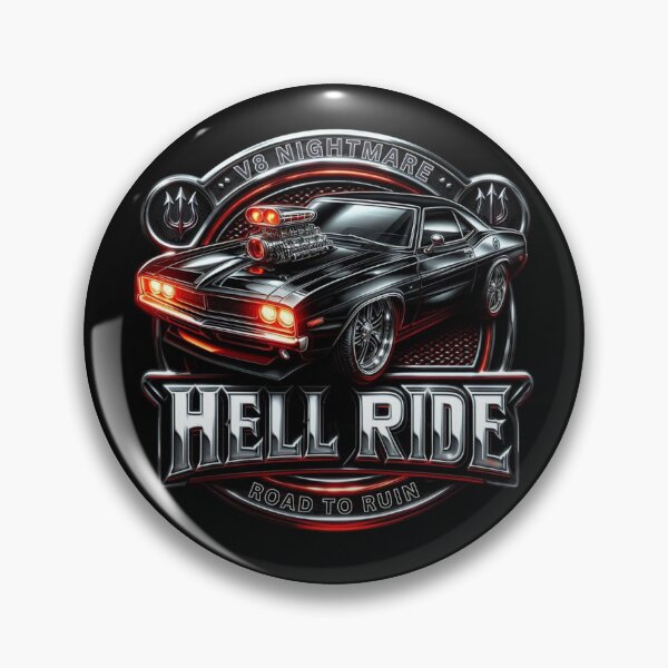 Item preview, Hell Ride — Dark Muscle Car Art  designed and sold by DeimosArtIntl.
