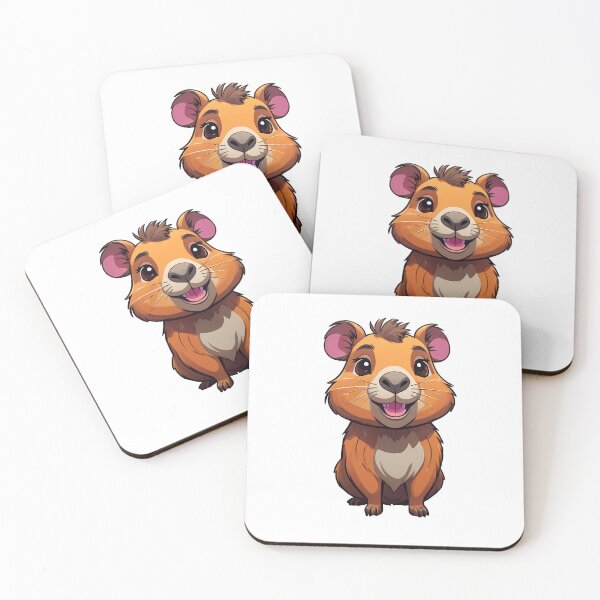 Item preview, Cute Cartoon Capybara - Adorable Animal Art designed and sold by KateVil.