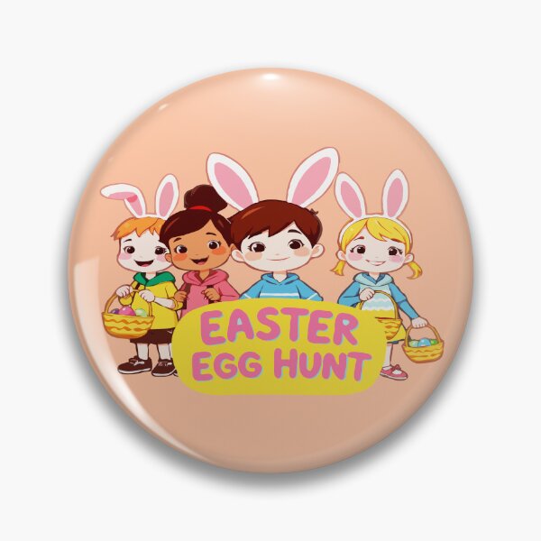 Item preview, Cute Easter Egg Hunt Kids designed and sold by Dakson Design - Fantasy Art.