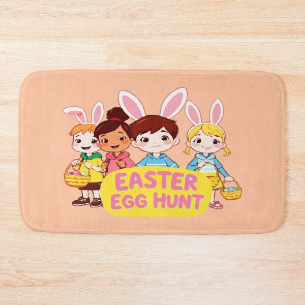 Item preview, Cute Easter Egg Hunt Kids designed and sold by Dakson Design - Fantasy Art.