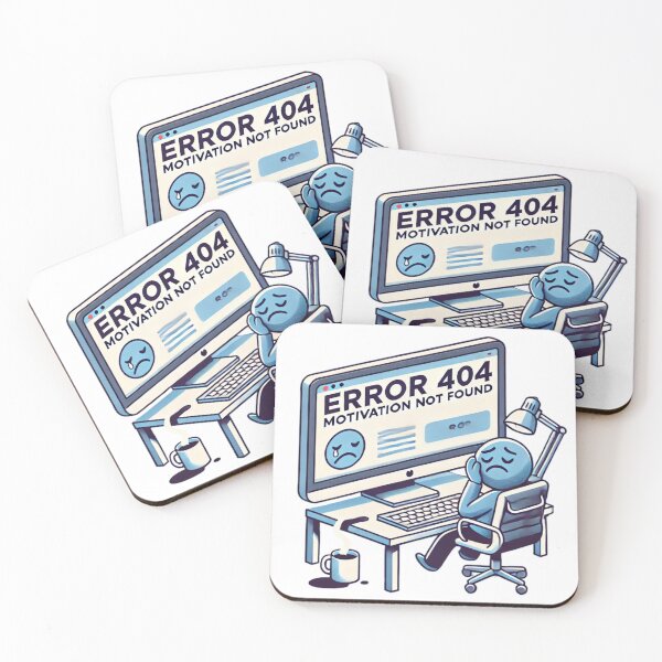 Item preview, Error 404 motivation not found , funny  designed and sold by B-M-Store.