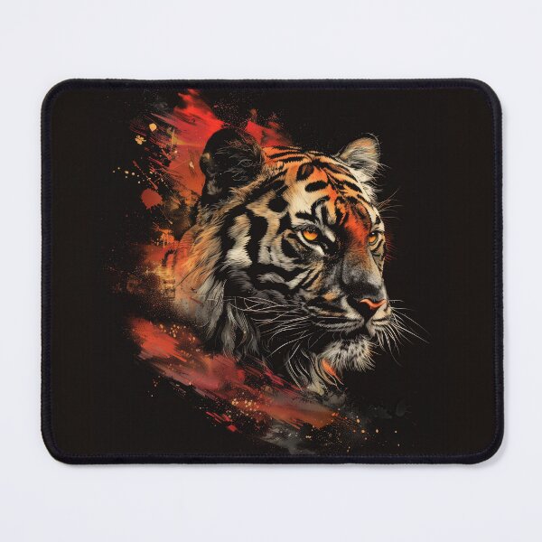 Item preview, Fiery Tiger - Digital Art designed and sold by palmyst.