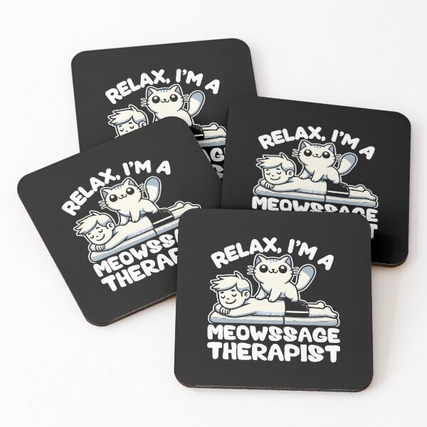 Item preview, Relax, I'm a Meowssage Therapist – Funny Cat Massage designed and sold by chantastical.