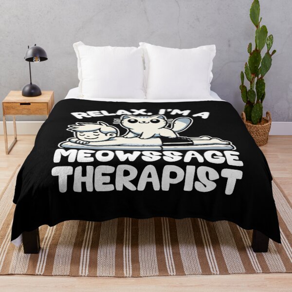 Item preview, Relax, I'm a Meowssage Therapist – Funny Cat Massage designed and sold by chantastical.
