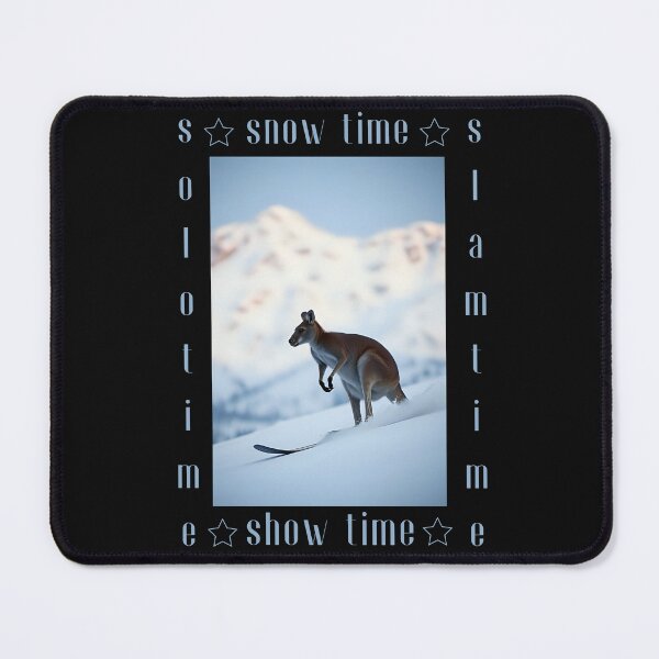 Item preview, Kangaroo snow time end show time  designed and sold by adamlach88.