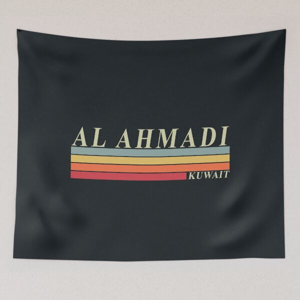 Item preview, AL AHMADI City Retro Kuwait Design designed and sold by Mo5tar.