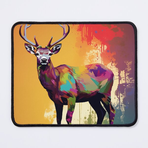 Item preview, Deer Popart designed and sold by RedHandedOD.