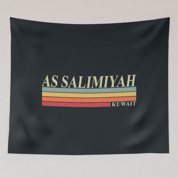 Item preview, AS SALIMIYAH City Retro Kuwait Design designed and sold by Mo5tar.