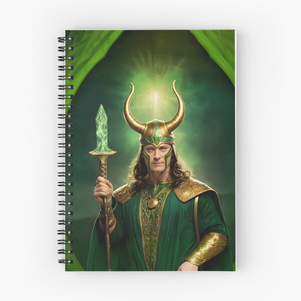 Item preview, Norse God Loki - The Trickster of Asgard Mythology Art designed and sold by PrometheusStyle.