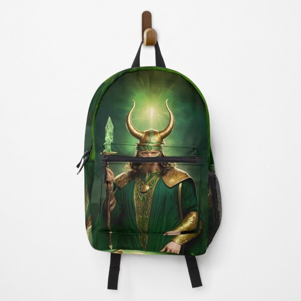 Item preview, Norse God Loki - The Trickster of Asgard Mythology Art designed and sold by PrometheusStyle.