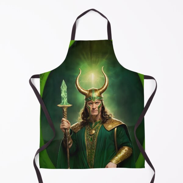 Item preview, Norse God Loki - The Trickster of Asgard Mythology Art designed and sold by PrometheusStyle.