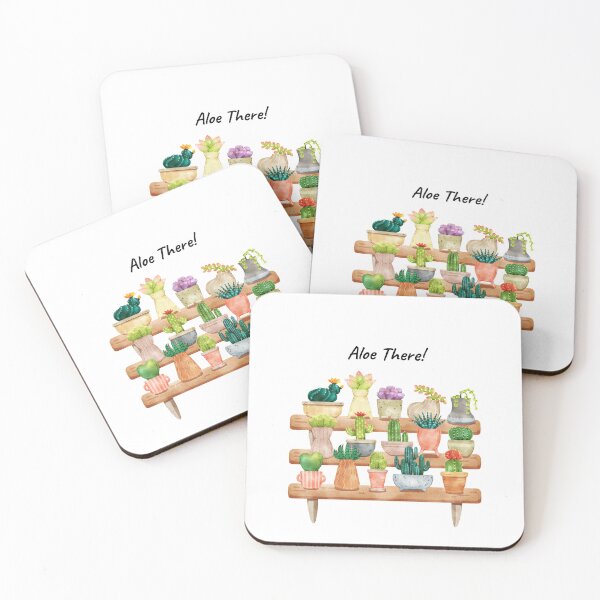 Item preview, Aloe There Plants Cactus Succulents and Gardening Lovers designed and sold by siempredesign.