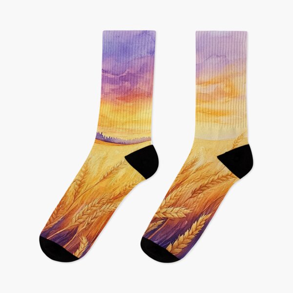 Item preview, Golden Wheat at Dusk designed and sold by Pure_Art.
