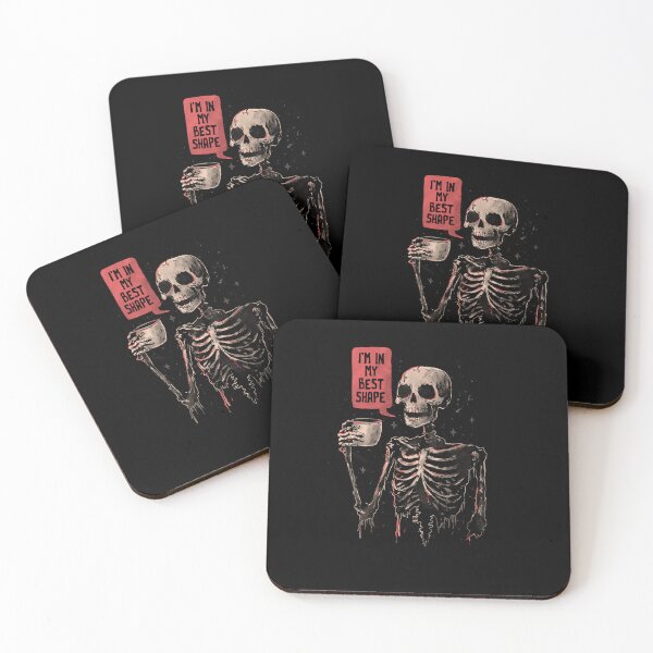 Item preview, In My Best Shape Dark Humor Skull  designed and sold by EduEly.