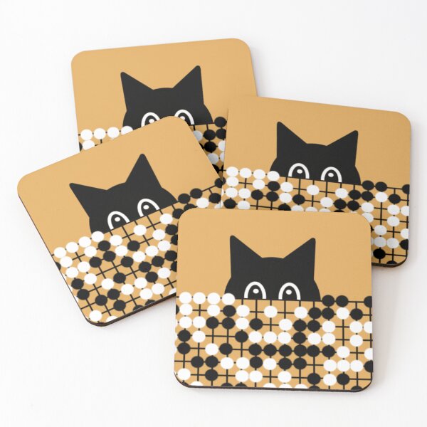 Item preview, Go Board Game Baduk Cat designed and sold by radiantdark.