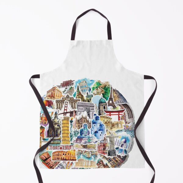 Item preview, Global Landmarks in One image designed and sold by GAGO5.