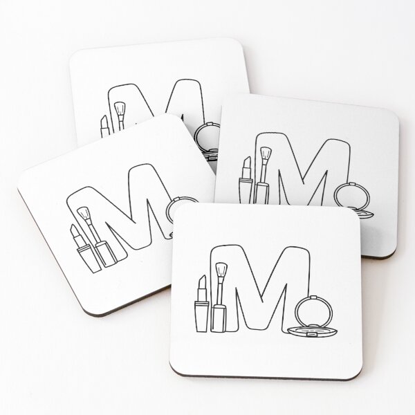 Item preview, An Illustration of letter M stand for Makeup designed and sold by rasagamastore.