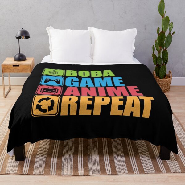Item preview, Boba Game Anime Repeat – Funny Gamer & Anime Lover designed and sold by chantastical.