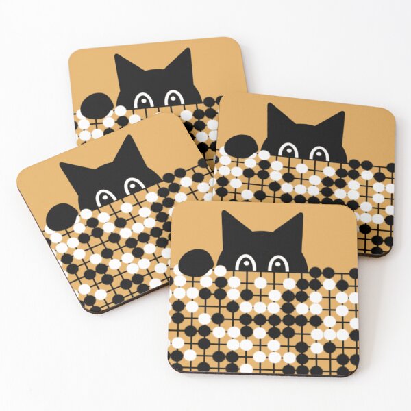 Item preview, Go Board Game Baduk Cat designed and sold by radiantdark.