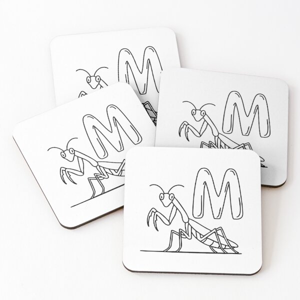 Item preview, An Illustration of letter M stand for Mantis designed and sold by rasagamastore.