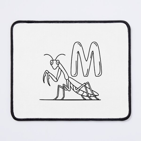 Item preview, An Illustration of letter M stand for Mantis designed and sold by rasagamastore.
