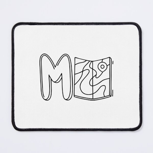 Item preview, An Illustration of letter M stand for Map designed and sold by rasagamastore.