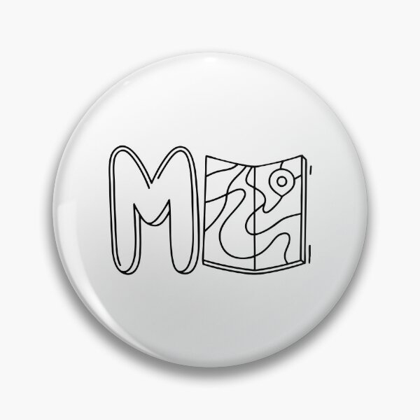 Item preview, An Illustration of letter M stand for Map designed and sold by rasagamastore.
