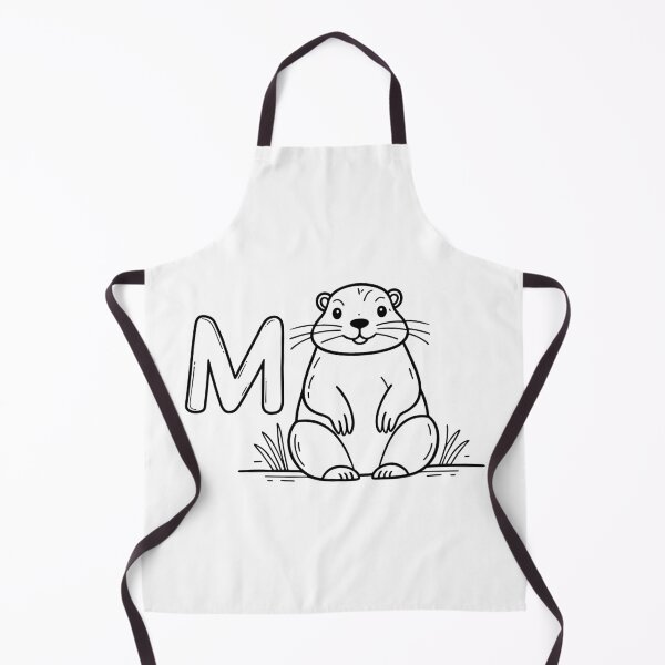 Item preview, An Illustration of letter M stand for Marmot designed and sold by rasagamastore.