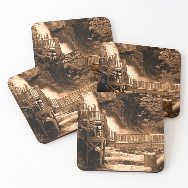 Item preview, Bushkill Falls in Sepia designed and sold by SummerJade.