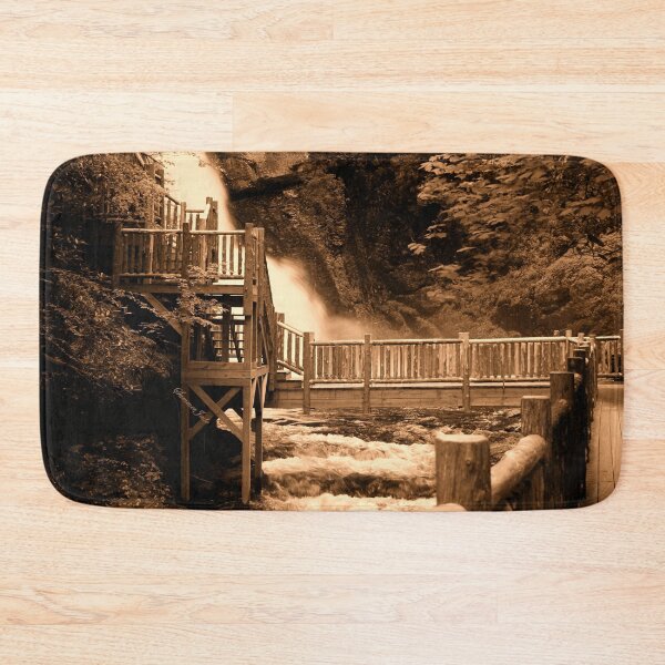 Item preview, Bushkill Falls in Sepia designed and sold by SummerJade.