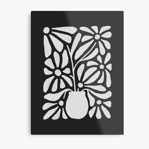 Item preview, Monochrome Flower Pot designed and sold by bellisimadsgns.