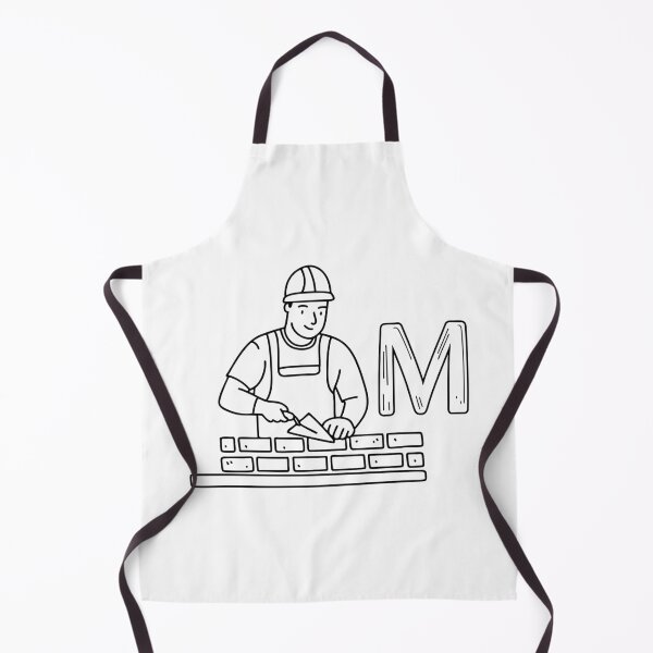 Item preview, An Illustration of letter M stand for Mason designed and sold by rasagamastore.