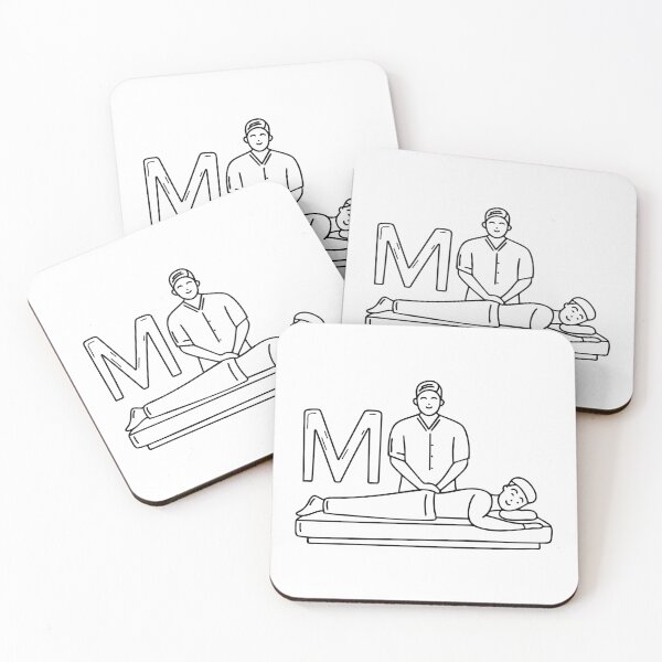 Item preview, An Illustration of letter M stand for Masseur designed and sold by rasagamastore.