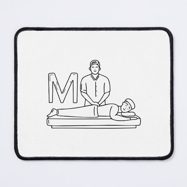 Item preview, An Illustration of letter M stand for Masseur designed and sold by rasagamastore.
