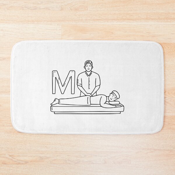 Item preview, An Illustration of letter M stand for Masseur designed and sold by rasagamastore.