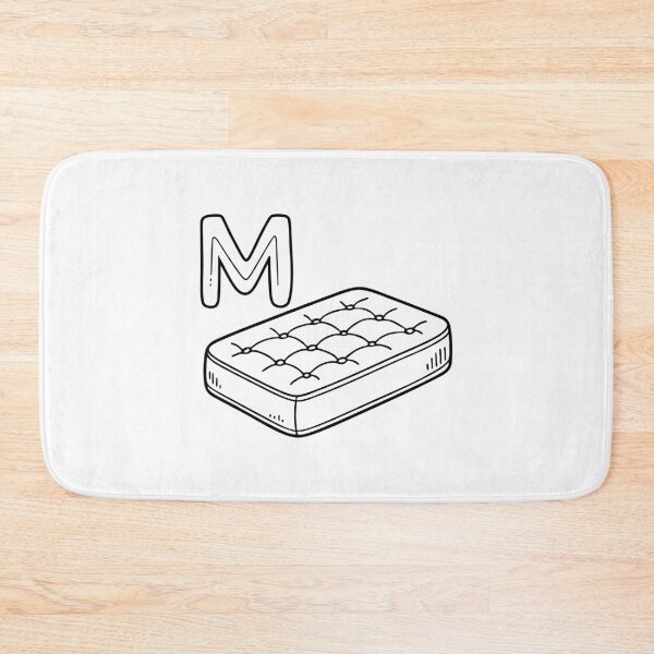 Item preview, An Illustration of letter M stand for Mattress designed and sold by rasagamastore.