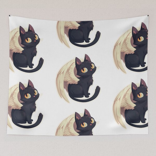 Item preview, Angel cat designed and sold by MendaciousMina.