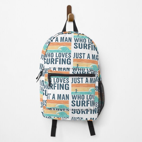 Item preview, Just a Man Who Loves Surfing | Exciting and Wave-Chasing Graphic designed and sold by Tw1nsAIArt.