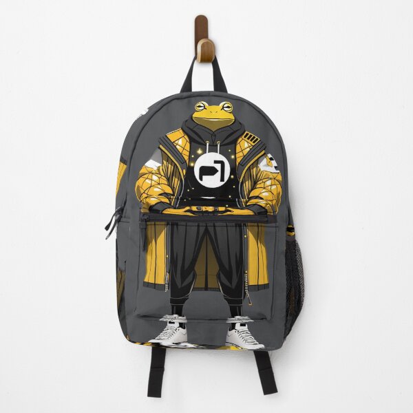 Item preview, Neo-Frog Overlord – Cyber Royalty in Futuristic Streetwear designed and sold by Void & Valor.
