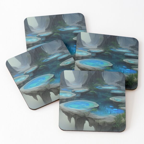 Item preview, Mystic Pools of Elysium: The Glimmering Sanctuaries in Whispering Woods designed and sold by bloorose.