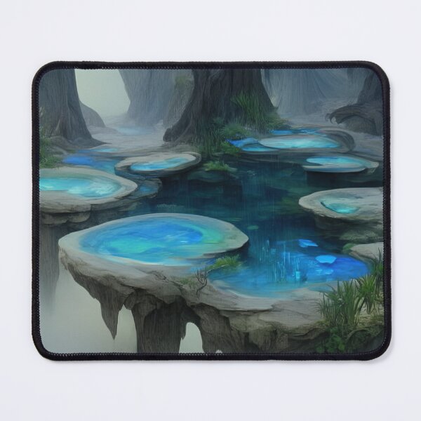 Item preview, Mystic Pools of Elysium: The Glimmering Sanctuaries in Whispering Woods designed and sold by bloorose.