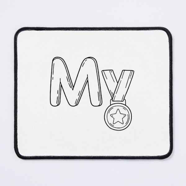 Item preview, An Illustration of letter M stand for Medal designed and sold by rasagamastore.