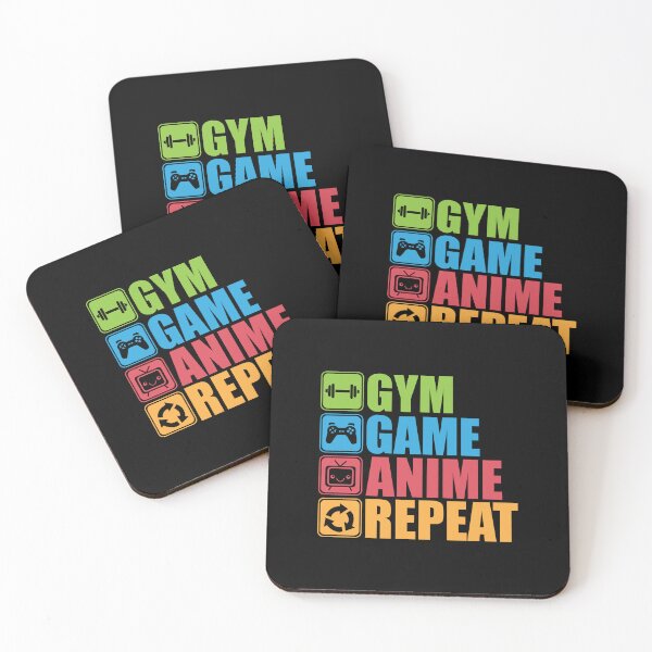 Item preview, Gym Game Anime Repeat – Funny Gamer & Fitness  designed and sold by chantastical.